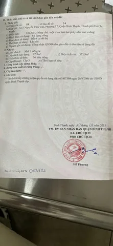 Bán Nhà Hẻm 32/3 Nguyễn Cửu Vân, P. 17, Q. Bình Thạnh