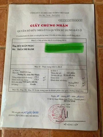 Bán Nhà Hẻm 36/30 Cù Lao, P.2, Phú Nhuận