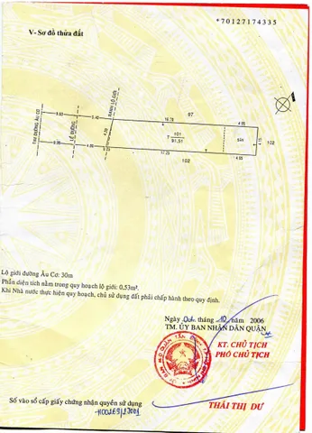 Bán Nhà Mặt Tiền 288 ÂU CƠ, P.9,TÂN BÌNH
