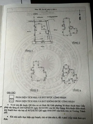 Bán Nhà Hẻm 101/3 Đinh Bộ Lĩnh, Phường 26, Bình Thạnh