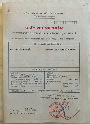 Bán Nhà Hẻm 30/5 Calmette, Phường Bến Thành, Quận 1