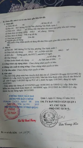 Bán Nhà Mặt Tiền 86F Võ Thị Sáu, Tân Định, Quận 1