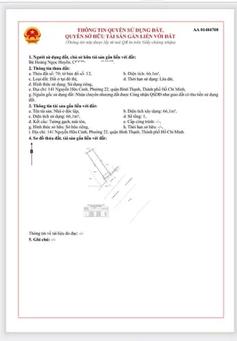 Bán Nhà Mặt Tiền 141-143 NGUYỄN HỮU CẢNH, P.22, Bình Thạnh