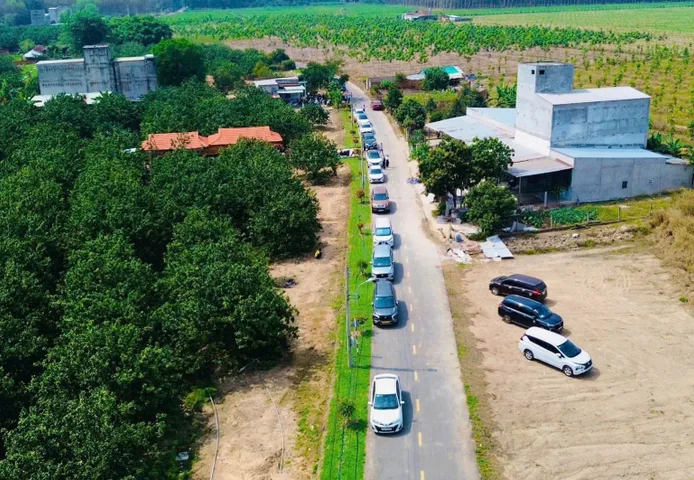 Bán Đất 250m2 có sẵn 100 m2 thổ cư giá 850 triệu tại - Xã Trừ Văn Thố Huyện Bàu Bàng Bình Dương