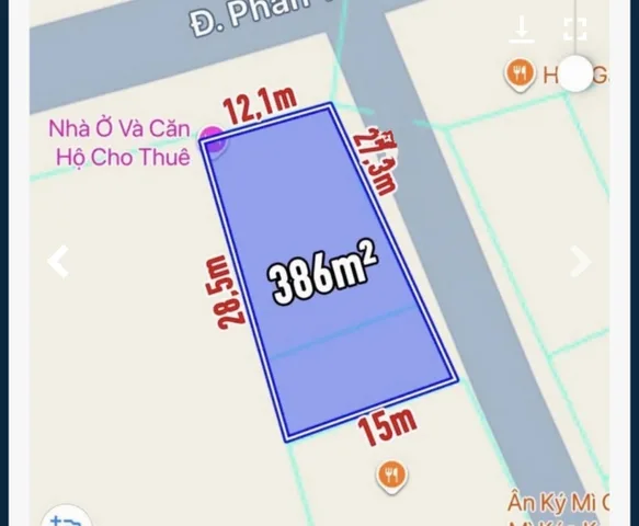 Bán Đất 386m2 có sẵn 386 m2 thổ cư giá 98 tỷ tại Đường Phan Tứ Phường Mỹ An Quận Ngũ Hành Sơn Đà Nẵng