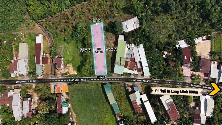 🔥 BÁN ĐẤT MẶT TIỀN NHỰA LANG MINH - XUÂN ĐÔNG | 545M² FULL HỒNG 🔥