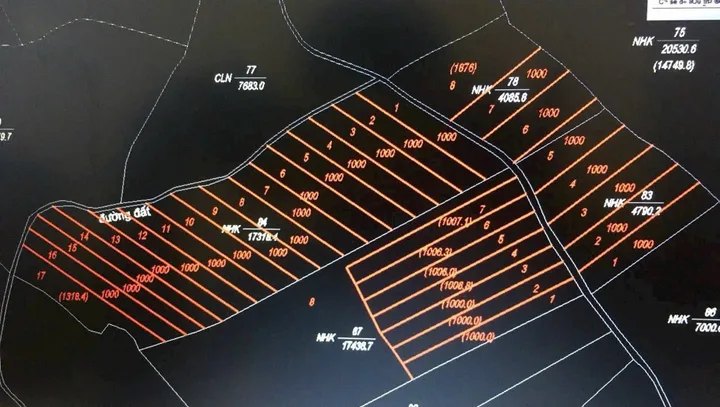 TỔNG DT: 4,5HA – GIÁ 2,5 TỶ | ĐÃ TÁCH 33 LÔ. Giá chỉ khoảng 56 triệu/sào ĐẤT ĐẸP MÀU MỠ
