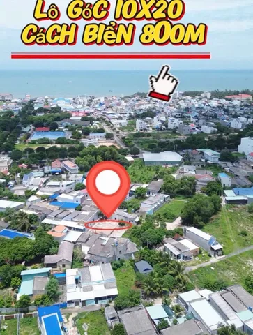 ĐẤT 2 MẶT TIỀN GẦN BIỂN PHƯỚC HẢI – NGANG 10M – 700M RA QUẢNG TRƯỜNG GIÁ CHỈ 4 TỶ 2