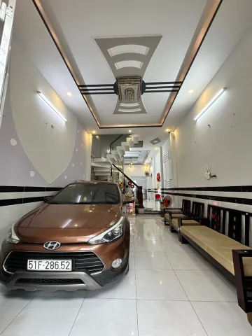 BÁN NHÀ KẾ THCS LÊ TẤN BÊ BÌNH TÂN 80M² 4 TẦNG BTCT 7,6 TỶ HẺM XE HƠI NÉ