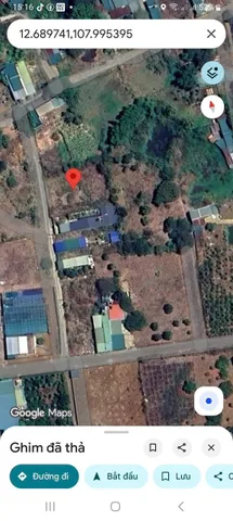 Bán Đất 399.1m2 có sẵn 53.9 m2 thổ cư giá 1.35 tỷ tại Phường Thành Nhất Thành phố Buôn Ma Thuột Đắk Lắk