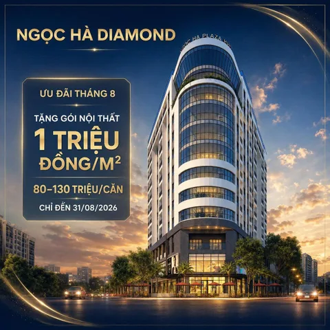 NGỌC HÀ DIAMOND TUNG ƯU ĐÃI “KHỦNG” – TẶNG NỘI THẤT 1 TRIỆU/M²!