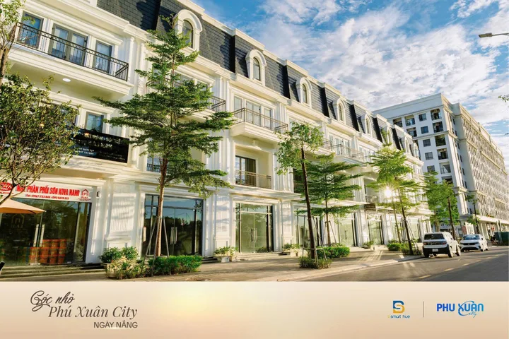 Bán Shophouse Phú Xuân City Huế – Vừa Ở Vừa Kinh Doanh – Giá Từ 7,8 Tỷ