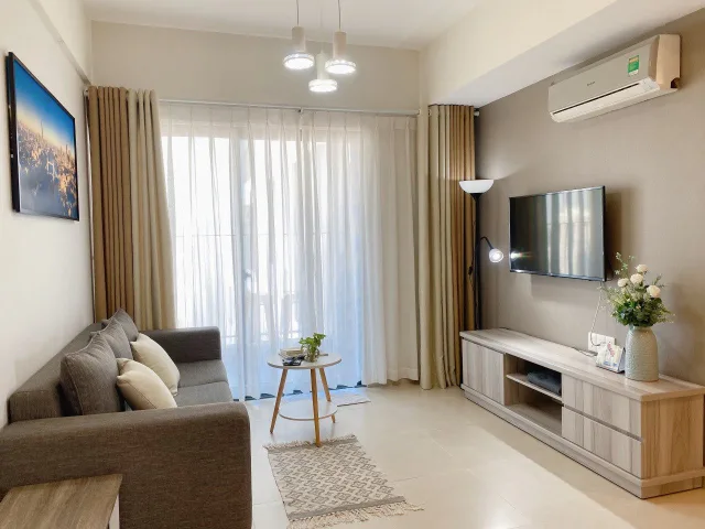 1 Phòng ngủ căn hộ Masteri Thảo Điền Tháp 1 cho thuê ban công rộng rãi
