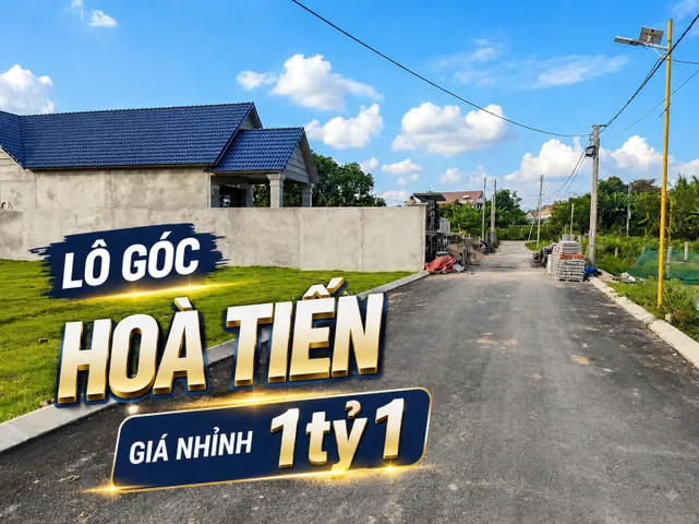LÔ GÓC 2 MẶT TIỀN HOÀ TIẾN - ĐƯỜNG NHỰA 5M - NGAY GẦN VÀNH ĐAI NAM KỲ KHỞI NGHĨA | GIÁ CỰC KỲ TỐT