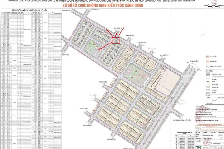 Bán lô Biệt thự khu 3 Thị Trấn Quán Lào Yên Định Định, Thanh Hóa