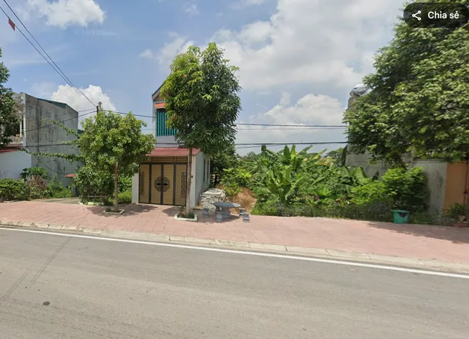 Trục sân vận động Quán Lào đường nhựa oto tải tránh nhau