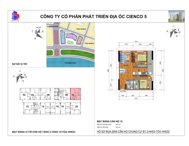 Chỉ 2,9 Tỷ – Căn Góc 2 Ngủ Full Đồ Khu 3 Tòa Mới Chung Cư Thanh Hà