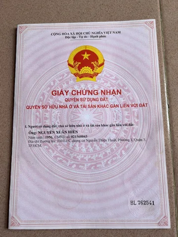 Bán Nhà Hẻm 142/32 Nguyễn Thị Thập, Phường Bình Thuận, Quận 7