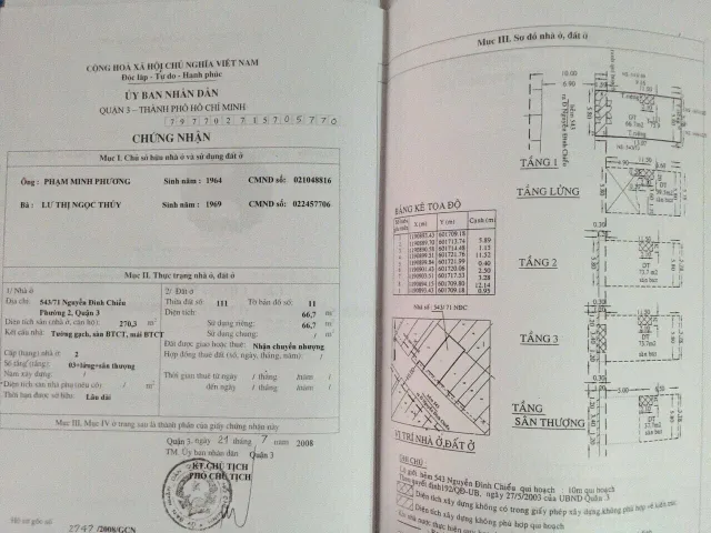 Bán Nhà Hẻm 543/71 Nguyễn Đình Chiểu, Phường 2, Quận 3
