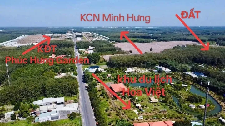 Bán Đất 215m2 có sẵn 50m2 thổ cư giá 520 triệu tại - Xã Minh Hưng Thị xã Chơn Thành Bình Phước