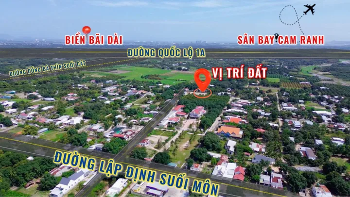 Bán Đất 126.5m2 có sẵn 70 m2 thổ cư giá 1.15 tỷ tại - Chọn - Xã Cam Hiệp Bắc Huyện Cam Lâm Khánh Hòa