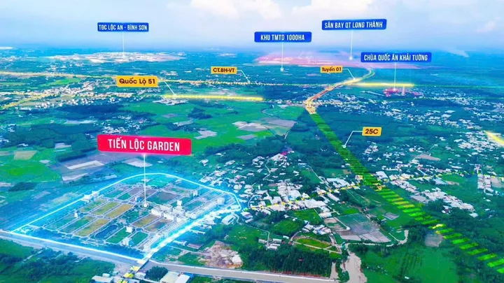 Giỏ hàng chuyển nhượng nổi bật dự án 1/500 Tiến Lộc Garden cửa chính sân bay chỉ 5km