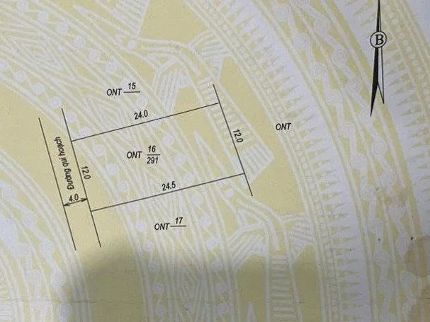 Bán Đất 290m2 có sẵn 290 m2 thổ cư giá 630 triệu tại - phú sơn- Xã Ninh Trung Thị xã Ninh Hòa Khánh Hòa