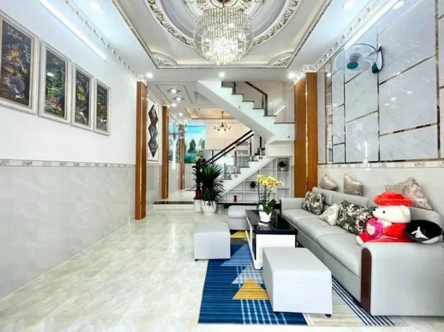 BÁN NHÀ KẾ HUỲNH TẤN PHÁT PHÚ MỸ HƯNG QUẬN 7 52M2 3 TẦNG 5.1 TỶ HẺM XE HƠI
