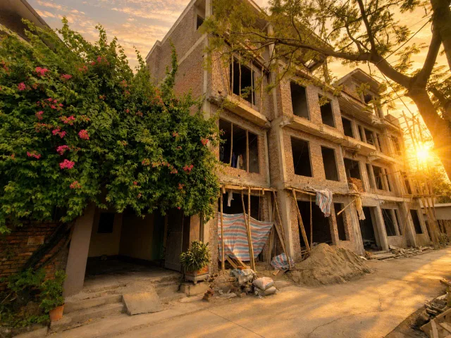 Nhà Đẹp Gần Thị Trấn Chúc Sơn – Đường Thông Ô Tô Tránh – Giá rẻ 2.95 tỷ.