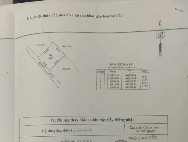 Bán Đất 500m2 giá 600 triệu tại Xã An Ngãi Huyện Long Điền Bà Rịa - Vũng Tàu