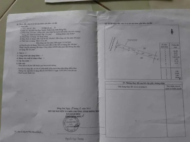 Bán dãy nhà trọ giá 2.8 tỷ/  sổ , ngang 6.5m x 82 m, tương lai 2 mặt tiền; có sẵn 5 nhà trọ và 1 kios tại Thị trấn Gia Ray Huyện Xuân Lộc Đồng Nai XL013