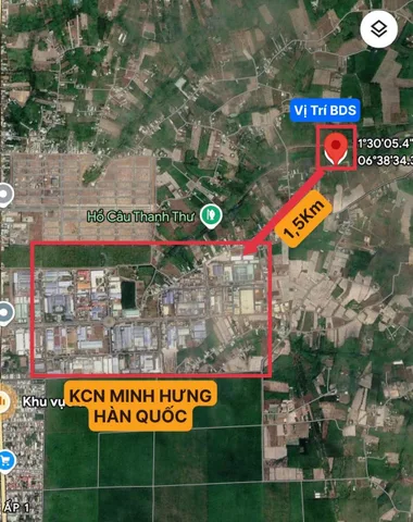 Bán Đất 325m2 có sẵn 100 m2 thổ cư giá 320 triệu  KCN Becamex   Bình Dương