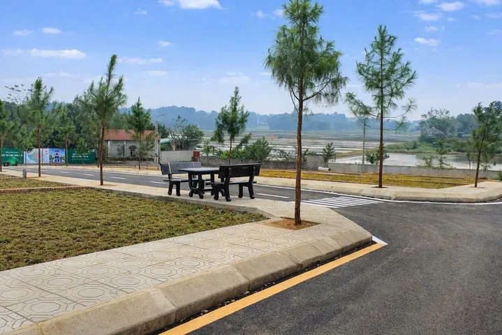Nhỉnh 300tr 78m đất đô thị, ven đô gần Chợ Bến, Vành đai 5 đường thông ôtô chạy vòng quanh