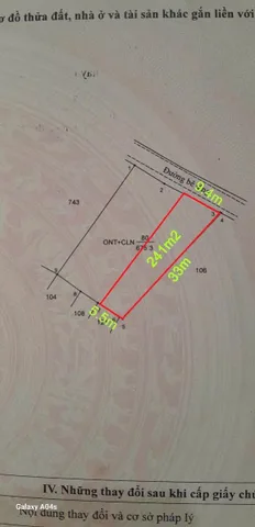 Bán Đất 241m2 có sẵn 100 m2 thổ cư giá 1.9 tỷ tại Xã Hòa An Huyện Krông Pắc Đắk Lắk