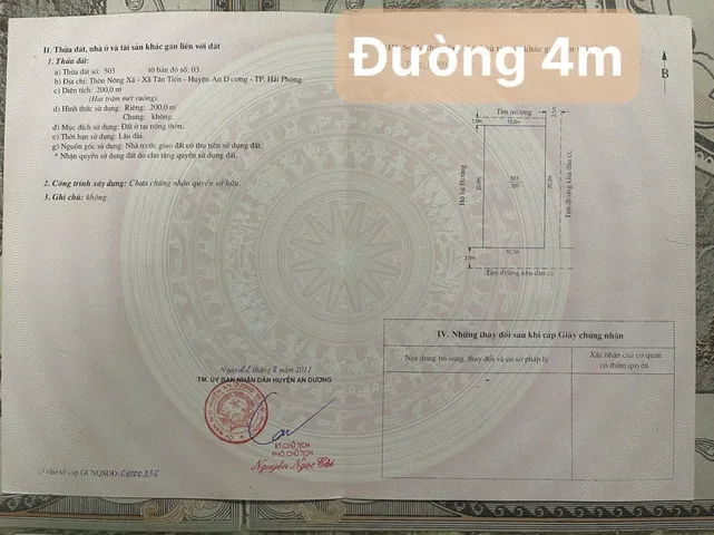 08.2026.Bán Đất 200m2 có giá 3.2 tỷ tại Tân Tiến . liên hệ 0362558882