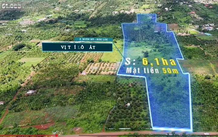 Quỹ Đất Rộng Tại Phường Buôn Hồ - Đăk Lăk - Giá Rẻ Chỉ 500k/m²