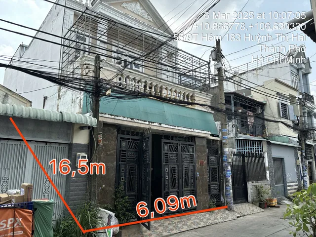 Nhà 89.3M2 - NGANG 6M NỞ HẬU - HẺM Ô TÔ CÁCH MẶT TIỀN 20M - 4.95 TỶ 🚨
