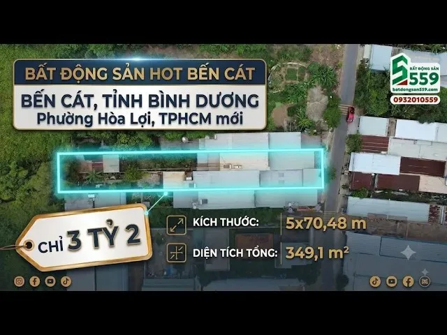 Bán nhà phường Tân Định, thị xã Bến Cát, tỉnh Bình Dương