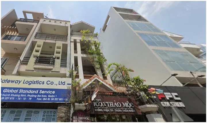 Nhà phố xinh 4 x 22m 1 trệt 4 lầu Huỳnh Khương Ninh Q1 TP.HCM