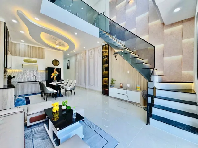 BÁN NHÀ ĐẸP KẾ DƯƠNG QUẢNG HÀM AN NHƠN GÒ VẤP 82M2 4PN 6,79 TỶ FULL NỘI THẤT