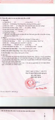 Bán Nhà Mặt Tiền 321D TRẦN HƯNG ĐẠO, P. Cô Giang, Quận 1