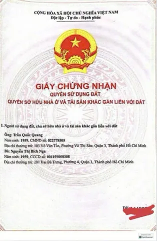 Bán Nhà Mặt Tiền 16-18 trần quốc hoàn, phường 4, tân bình