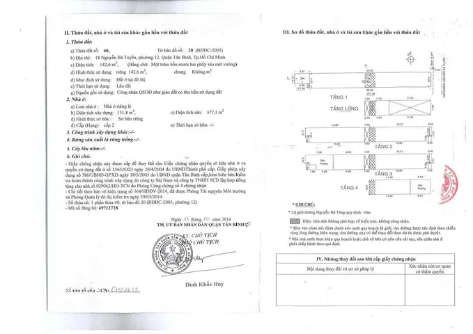Bán Nhà Mặt Tiền 18 Nguyễn Bá Tuyển, P. 12, Q. Tân Bình