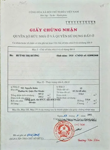 Bán Nhà Mặt Tiền 702 Nguyễn Kiệm, P4, Phú Nhuận
