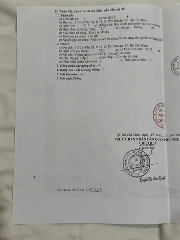 Bán Nhà Mặt Tiền 115 Lê Văn Sỹ, P.13, Phú nhuận