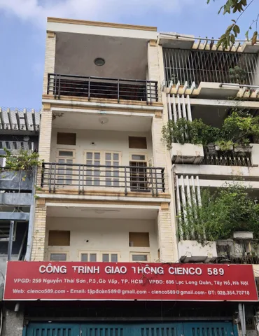 Bán Nhà Mặt Tiền 259 Nguyễn Thái Sơn, P. 3, Q. Gò Vấp