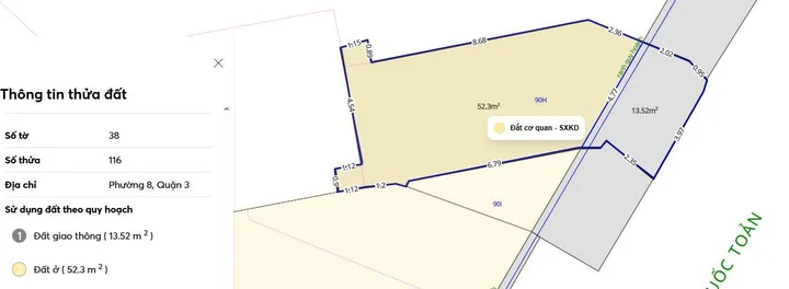 Bán Nhà Mặt Tiền 90H Trần Quốc Toản, P. Võ Thị Sáu, Q.3