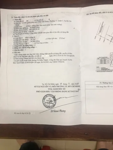 Bán Nhà Mặt Tiền 166 Đỗ Thị Lời, P.1, Q.3