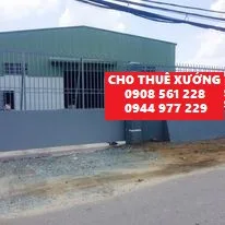 NHÀ XƯỞNG CHO THUÊ ĐƯỜNG NGUYỄN VĂN BỨA, XUÂN THỚI THƯỢNG HOC MÔN DT: 1400M GIÁ 75 TRIÊU/THÁNG LH: 0908561228