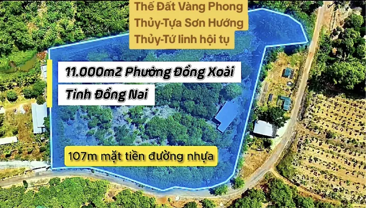 CHÍNH CHỦ BÁN NHÀ VƯỜN 1,1 HA - MẶT TIỀN 107M ĐƯỜNG NHỰA LỚN - SỬ DỤNG ĐA MỤC ĐÍCH